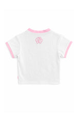 Pink Seersucker Pocket T-Shirt