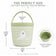 Glow-in-the-Dark Ghost Trick-or-Treat Tote