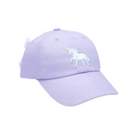 Rainbow Unicorn Bow Baseball Hat (Youth)