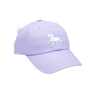Rainbow Unicorn Bow Baseball Hat (Youth)