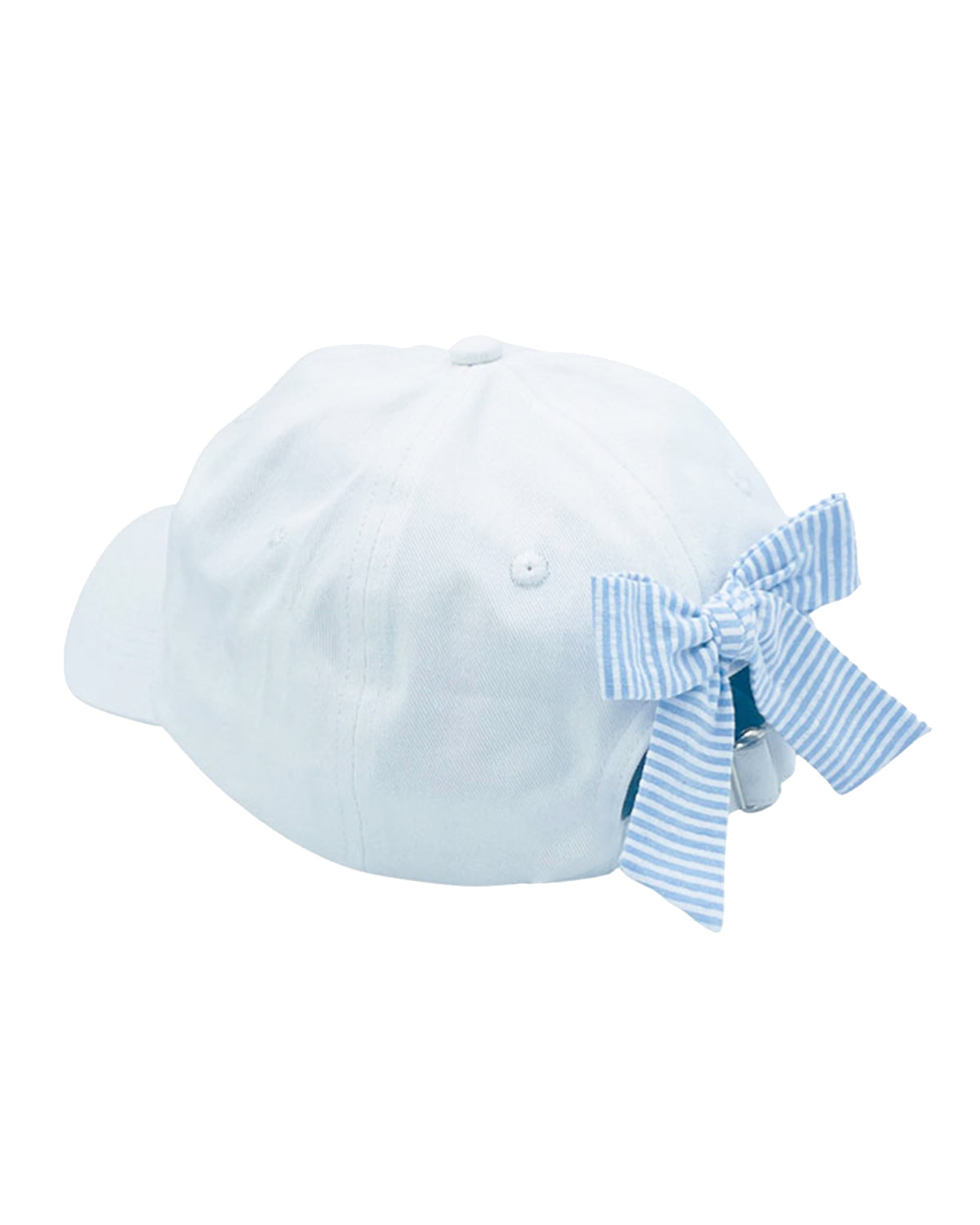 Customizable Bow Baseball Hat in Winnie White (Women)