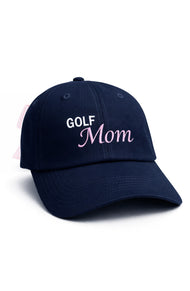 Golf Mom Bow Baseball Hat (Adult)