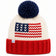 American Flag Bobble Hat