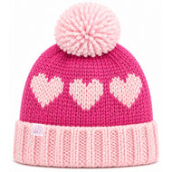 Hearts Bobble Hat