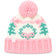Holiday Bow Wreath Bobble Hat