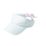 White Visor, Pink Bow (Youth/Junior) - Dropship
