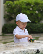 Customizable Baseball Hat in Multicolor Seersucker (Baby/Toddler) - Dropship