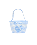 Customizable Blue Petite Pumpkin Tote