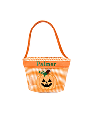 Customizable Petite Jack-o-Lantern Pumpkin Tote