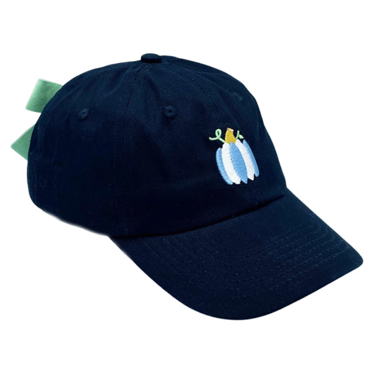 Pumpkin Bow Baseball Hat (Girls)
