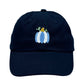 Pumpkin Bow Baseball Hat (Girls)
