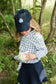 Pumpkin Bow Baseball Hat (Girls)