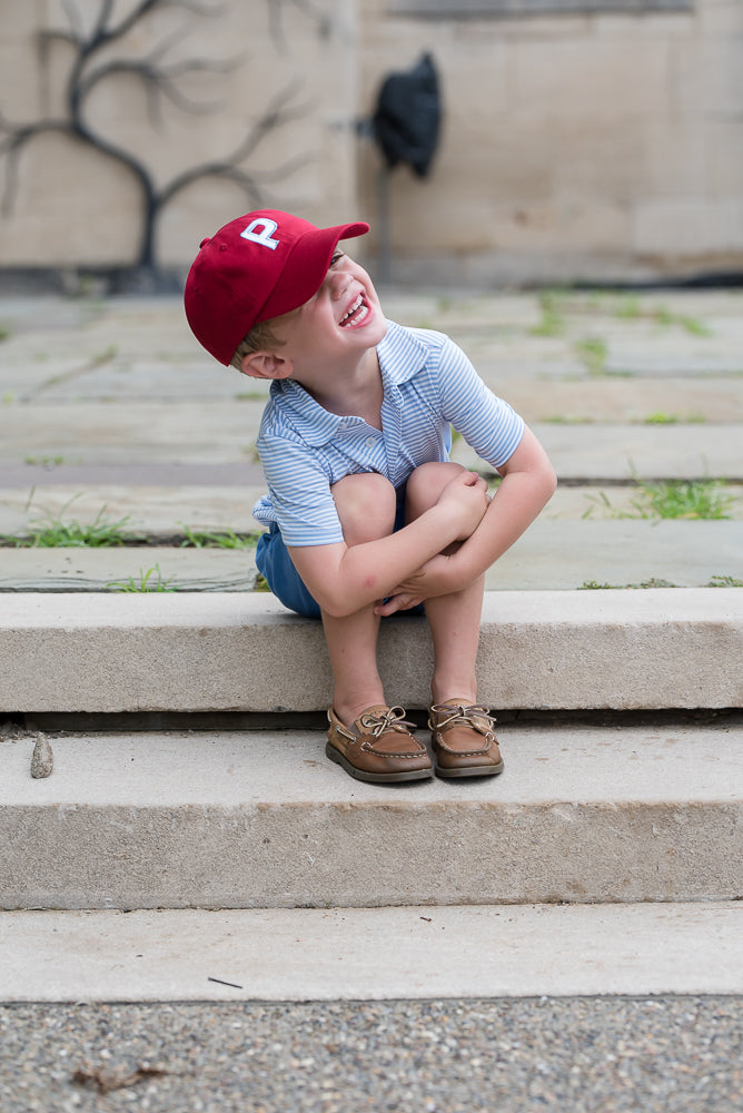 Customizable Baseball Hat in Ruby Red (Boys)