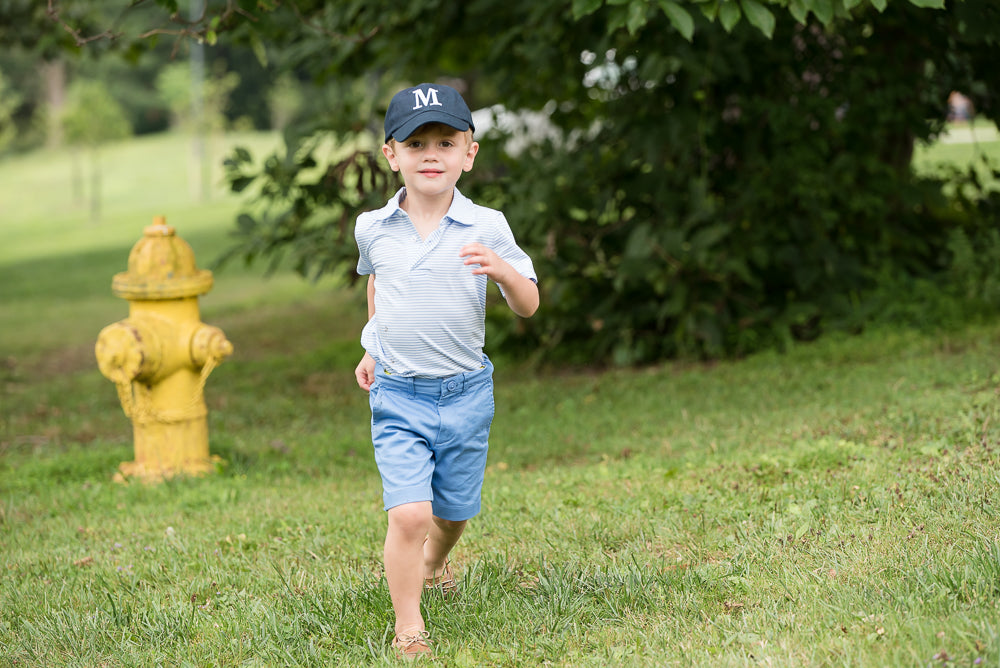 Customizable Baseball Hat in Nellie Navy (Youth)
